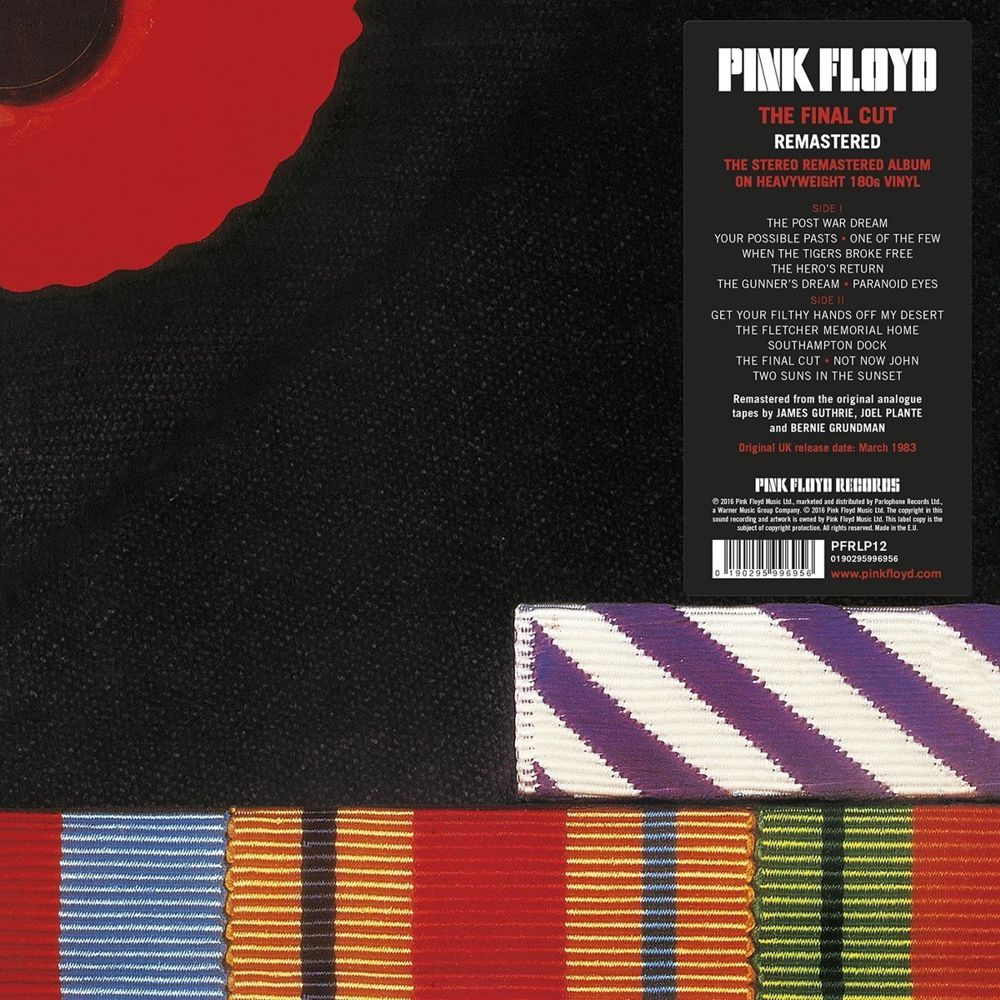 Pink Floyd – The Final Cut (LP) цена и фото