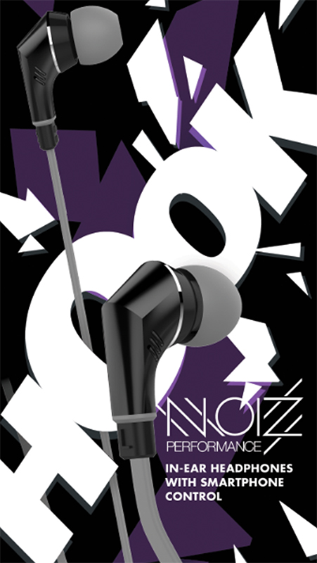 Гарнитура NOIZ Performance HOOK Gray Black