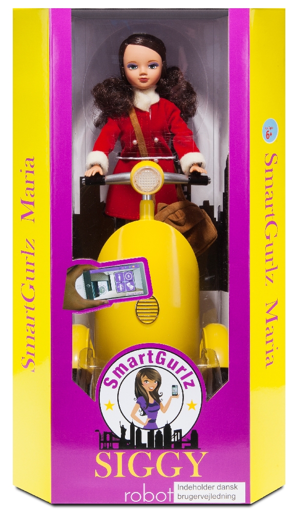 

SmartGurlz – Кукла Мария на роботизированном самокате Сиги (желтый)