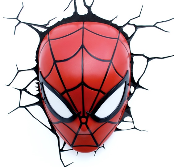 

3D-Светильник Spiderman Mask