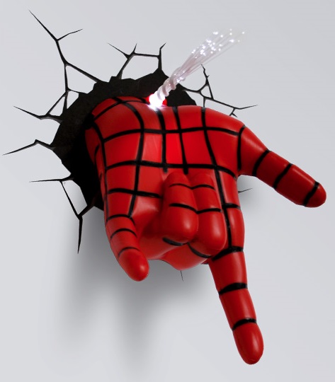 

3D Светильник Spiderman: Hand
