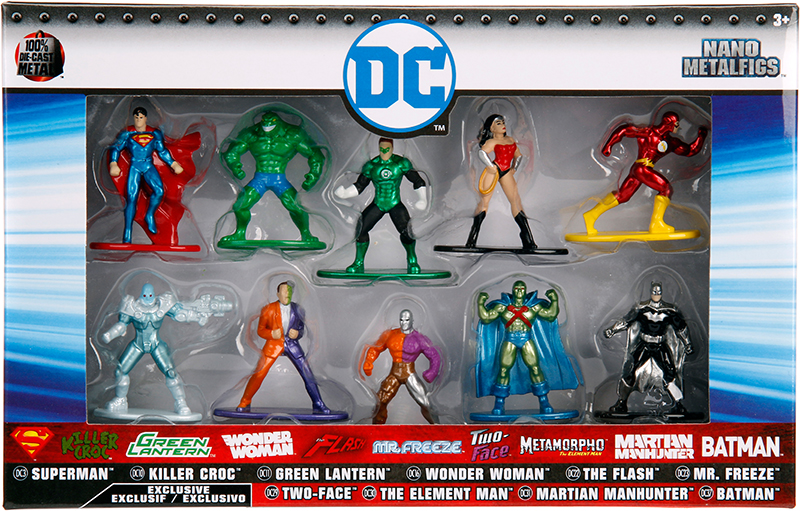 

Набор фигурок DC 10-Pack (4 см)