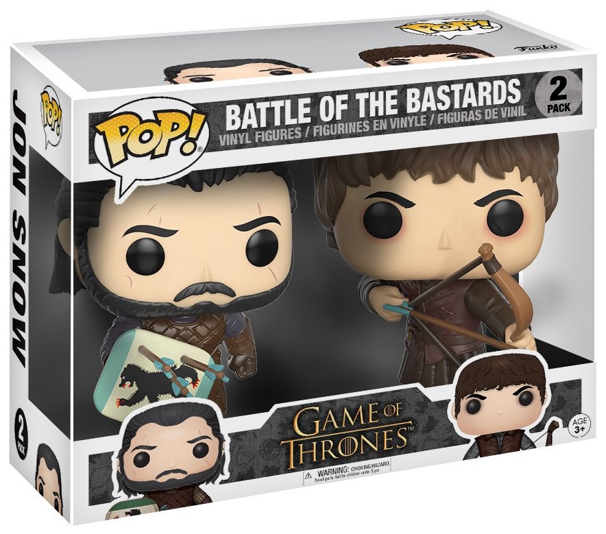 

Набор фигурок Funko POP Game Of Thrones: Battle Of The Bastards – Ramsay Bolton & Jon Snow (9,5 см)