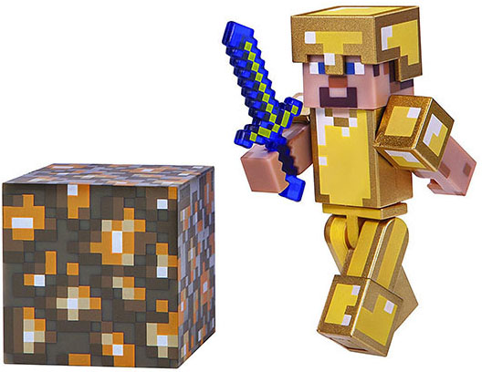 

Фигурка Minecraft Series 3: Steve In Golden Armor (8 см)
