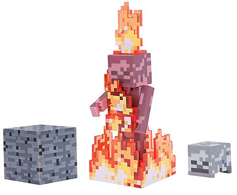 

Фигурка Minecraft Series 4: Skeleton On Fire (8 см)