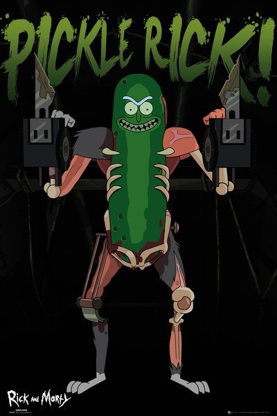 Плакат Rick And Morty: Pickle Rick (№92) от 1С Интерес