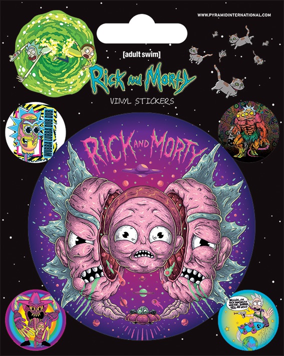 цена Набор стикеров Rick And Morty: Psychedelic Visions