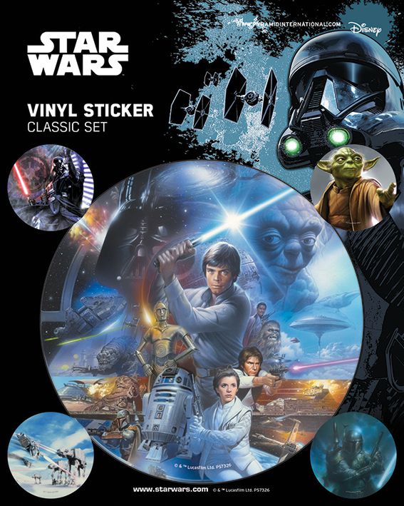 

Набор стикеров Star Wars Classic