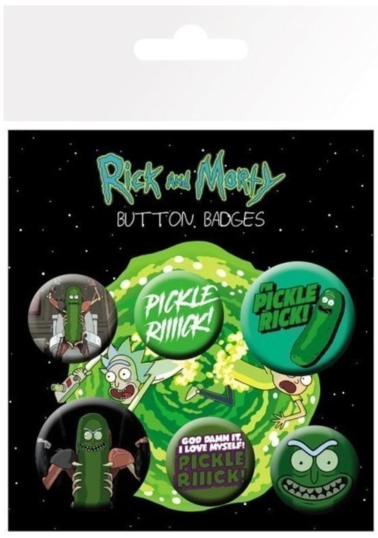 

Набор значков Rick And Morty: Pickle Rick