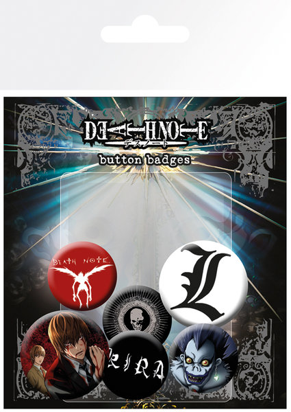 

Набор значков Death Note
