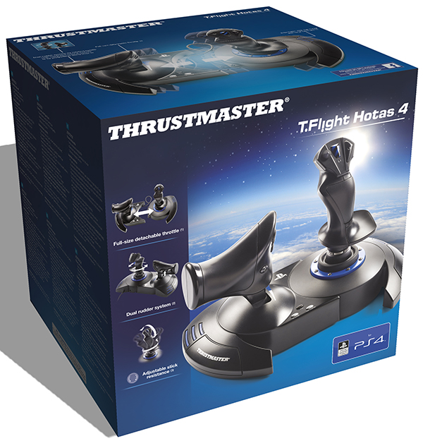 Джойстик Thrustmaster T-Flight Hotas 4 official EMEA для PS4 / PC от 1С Интерес