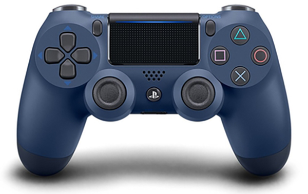Беспроводной геймпад Dualshock 4 Cont Midnight Blue для PS4 (полуночный синий) аксессуары для игровых приставок sony беспроводной контроллер sony dualshock 4 red