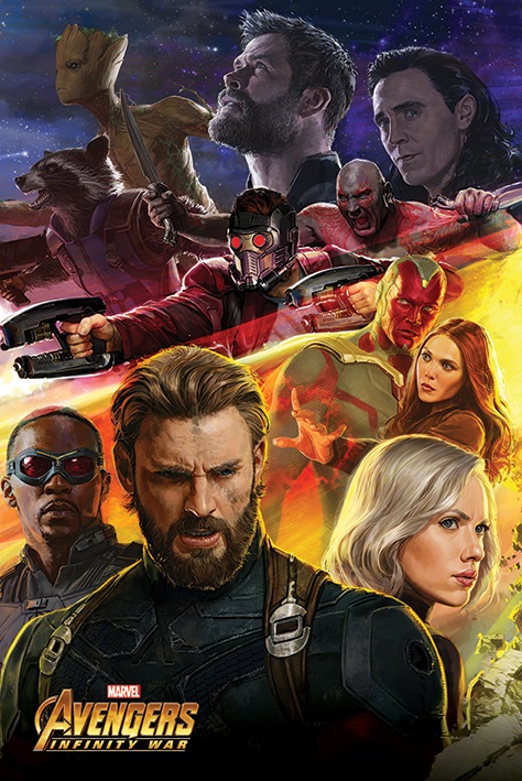 Плакат Avengers Infinity War: Captain America (№155) цена и фото