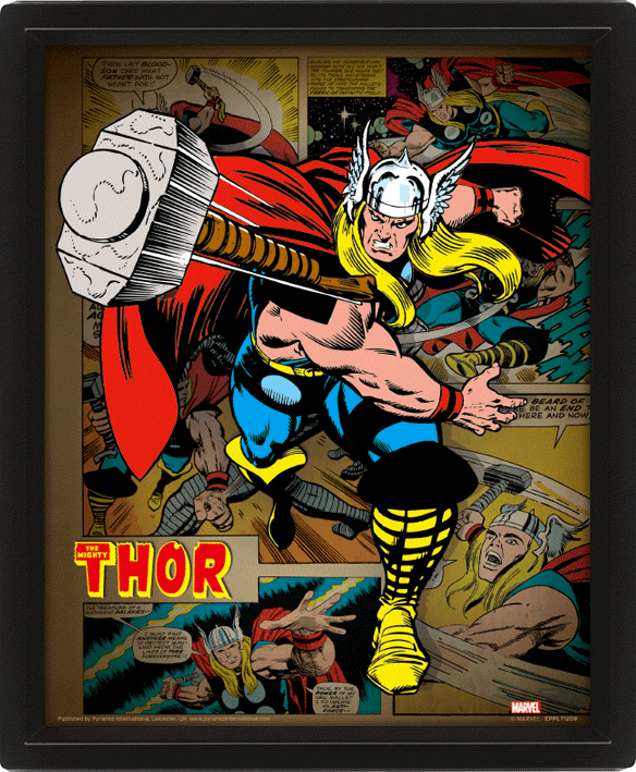 

3D Постер Marvel Comics: Thor Hammer