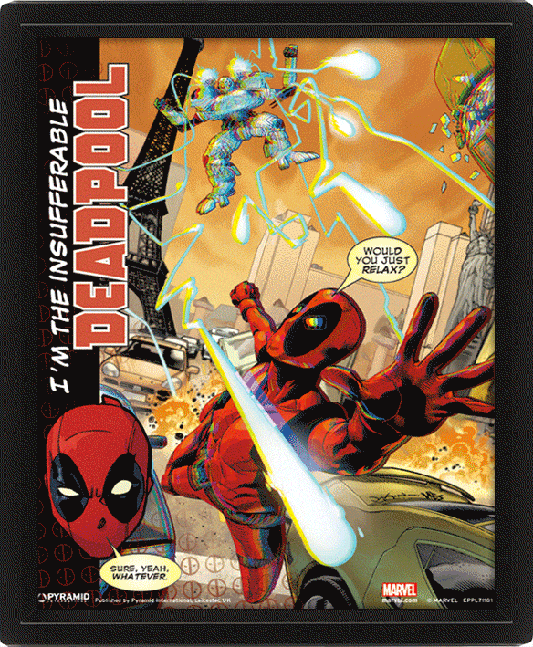 3D Постер Deadpool: Attack от 1С Интерес