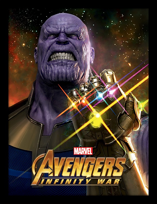 

Постер в раме Avengers Infinity War: Infinity Gauntlet Power