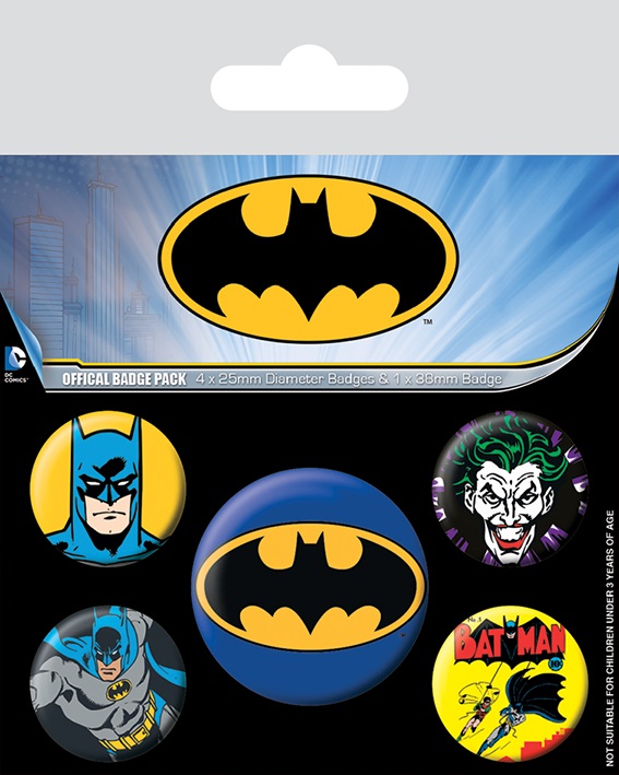 

Набор значков Batman: Badge Pack