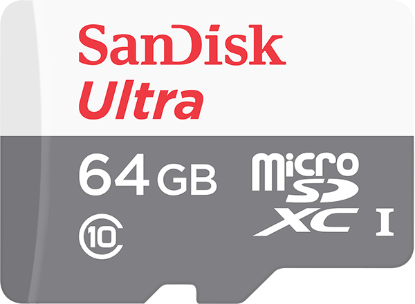 

Карта памяти SanDisk microSD 64Gb (SDSQUNS-064G-GN3MN)