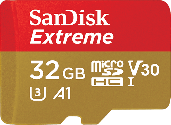 

Карта памяти SanDisk Extreme microSD UHS-I 32GB Class 10