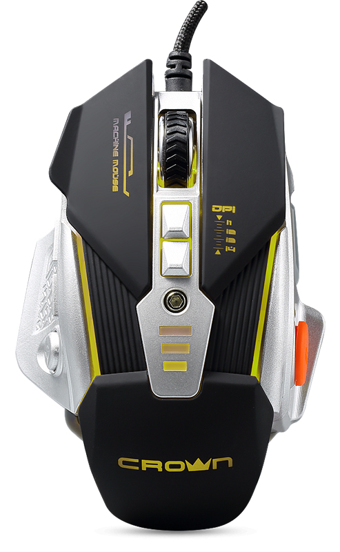 

Мышь Crown CMG-01 Robotic проводная игровая с подсветкой для PC