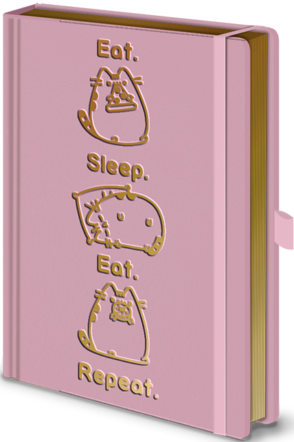 

Записная книжка Pusheen: Eat. Sleep. Eat. Repeat.