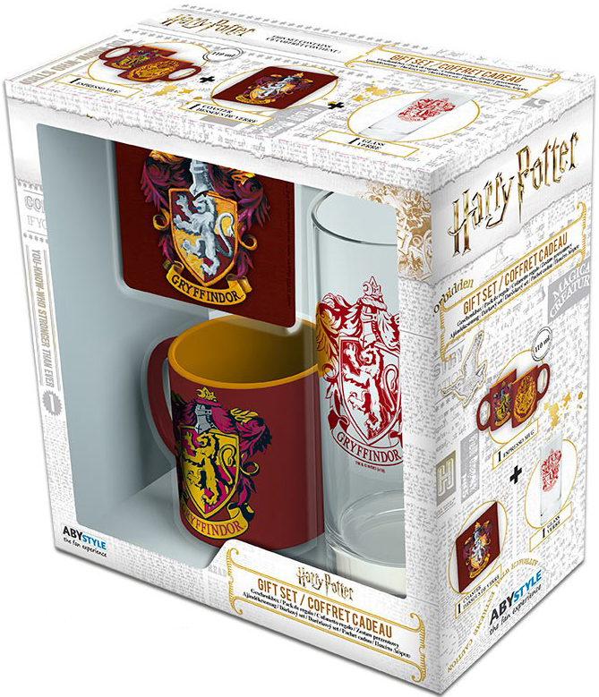 

Набор Harry Potter: Gryffindor (мини кружка + подставка + стакан)