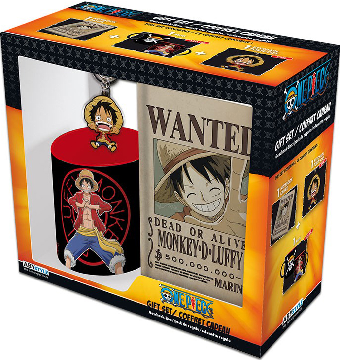 

Набор One Piece: Luffy (кружка + блокнот + брелок)