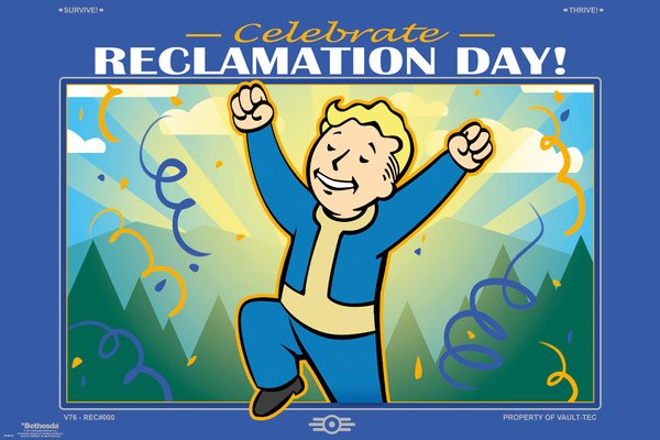 Плакат Fallout 76: Reclamation Day (№187)