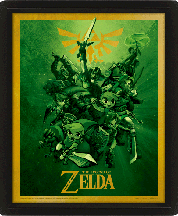 3D Постер The Legend Of Zelda: Link