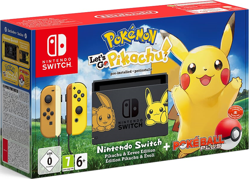 Покемоны на свитч. Приставка Нинтендо Pokemon Pikachu. Приставка Нинтендо свитч. Nintendo Switch Pokemon Edition. Нинтендо свитч Пикачу эдишн.