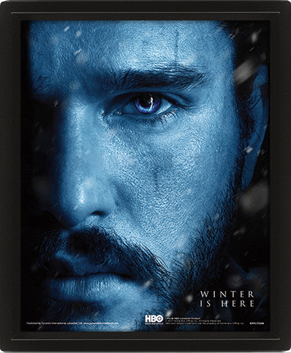 

3D Постер Game Of Thrones – Jon Snow Vs Knight King