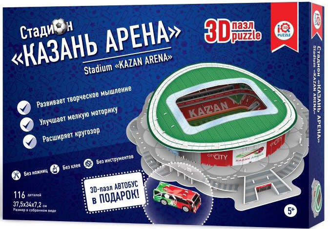 Конструктор 3D-пазл Казань стадион Арена
