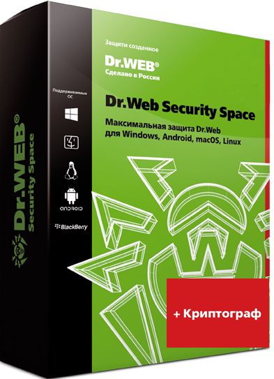 

Dr.Web Security Space + Криптограф. Продление (1 ПК + 1 моб. устр./ 1 год) [Цифровая версия] (Цифровая версия)