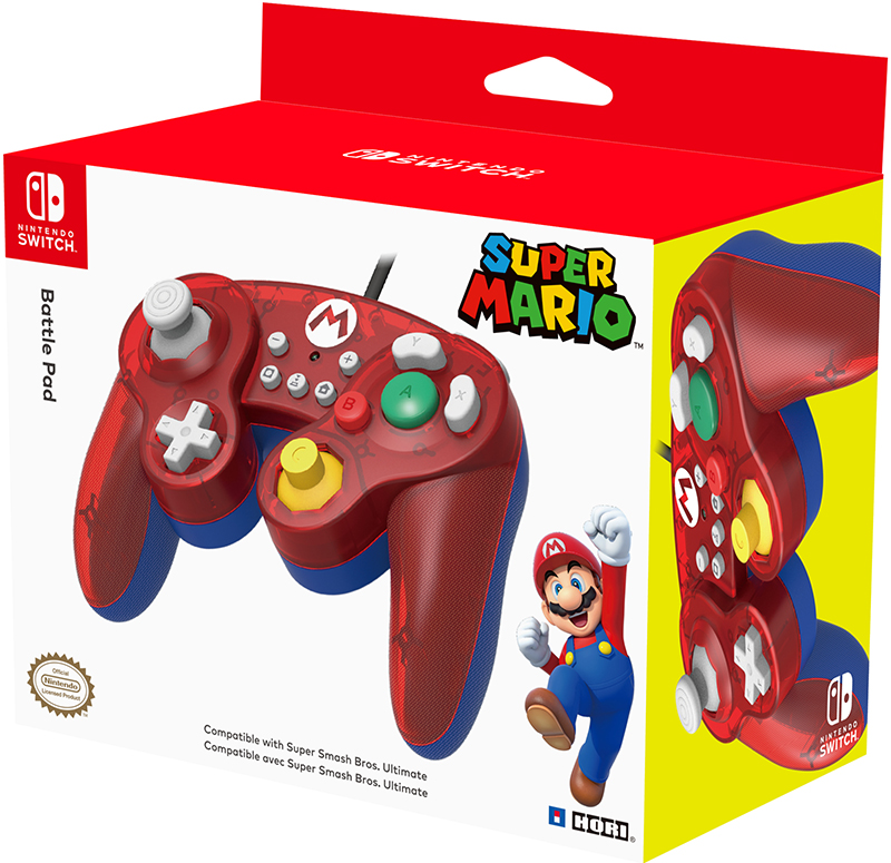 Геймпад Hori Battle Pad Mario для Nintendo Switch