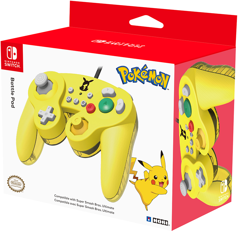 Геймпад Hori Battle Pad Pikachu для Nintendo Switch