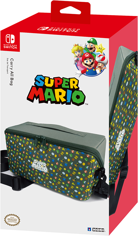 

Сумка Hori Super Mario для акссесуаров и консоли Nintendo Switch (серая)