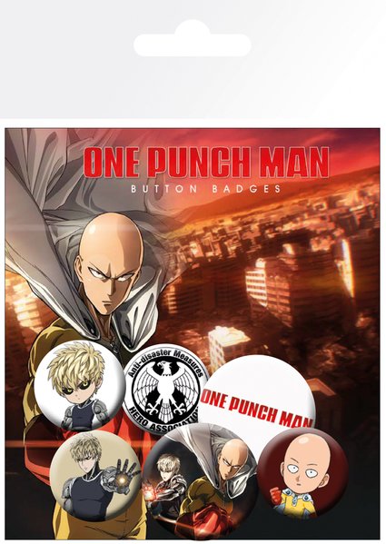 

Набор значков One Punch Man Mix