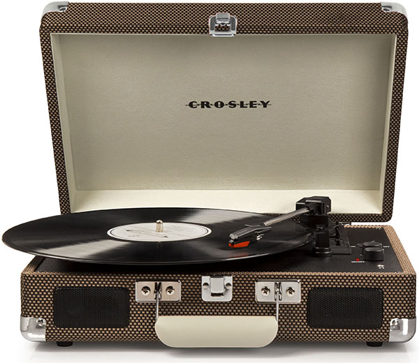 

Виниловый проигрыватель Crosley Cruiser Deluxe Tweed (CR8005D-TW)