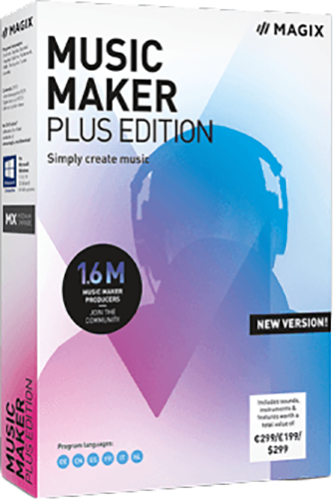 MAGIX Music Maker Plus Edition [Цифровая версия] (Цифровая версия)