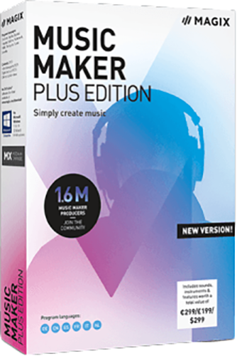

MAGIX Music Maker Plus Edition [Цифровая версия] (Цифровая версия)