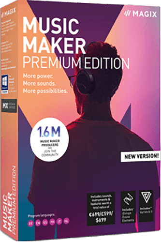 

MAGIX Music Maker Premium Edition [Цифровая версия] (Цифровая версия)
