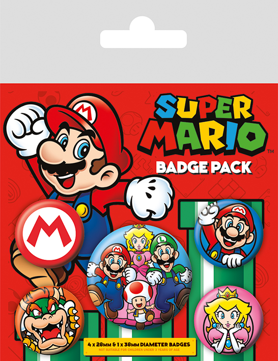 Набор значков Nintendo: Super Mario