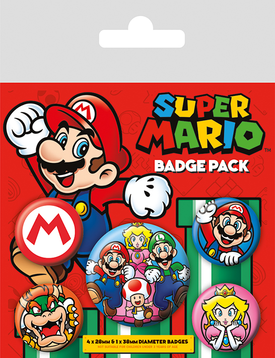 

Набор значков Nintendo: Super Mario