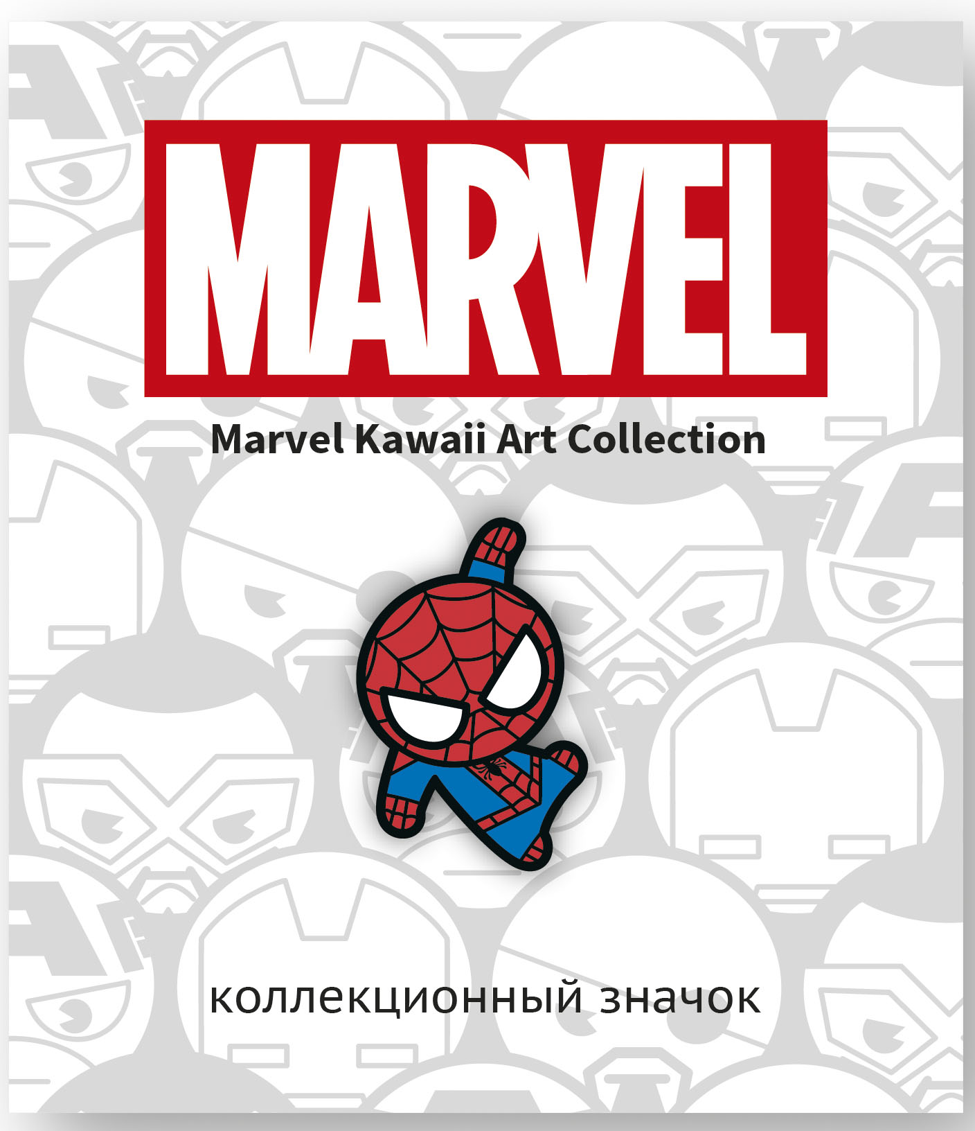 

Значок деревянный Marvel Kawaii: Человек-Паук