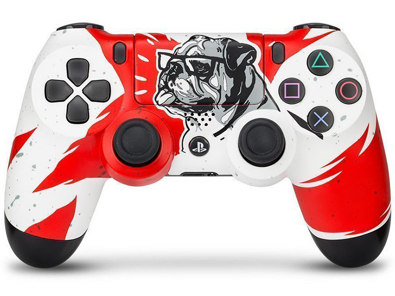 

Геймпад DualShock 4 для PS4 беспроводной кастомизированный Бульдог (RBW-DS060)