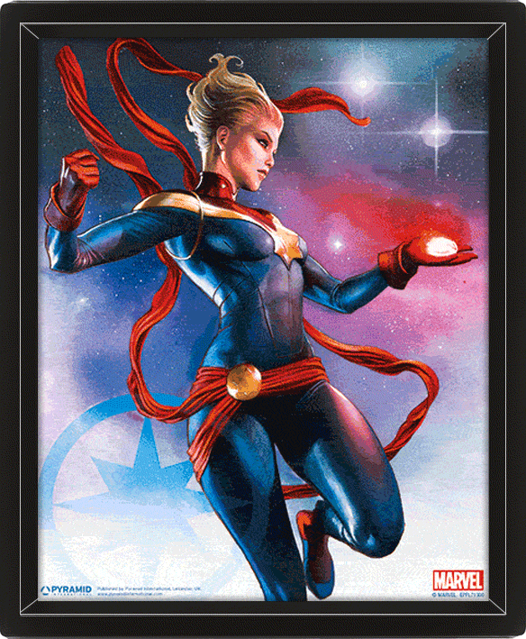 3D Постер Captain Marvel: Galaxy