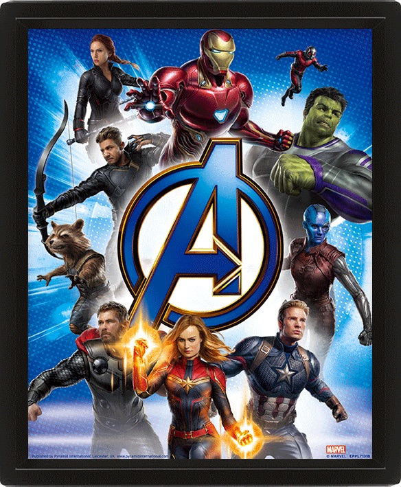 3D Постер Avengers Endgame: To Action
