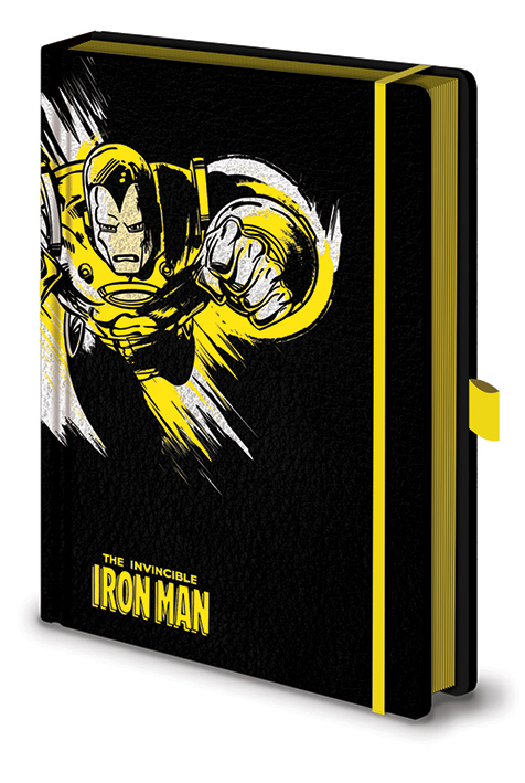 Блокнот Marvel: Retro Iron Man Mono от 1С Интерес