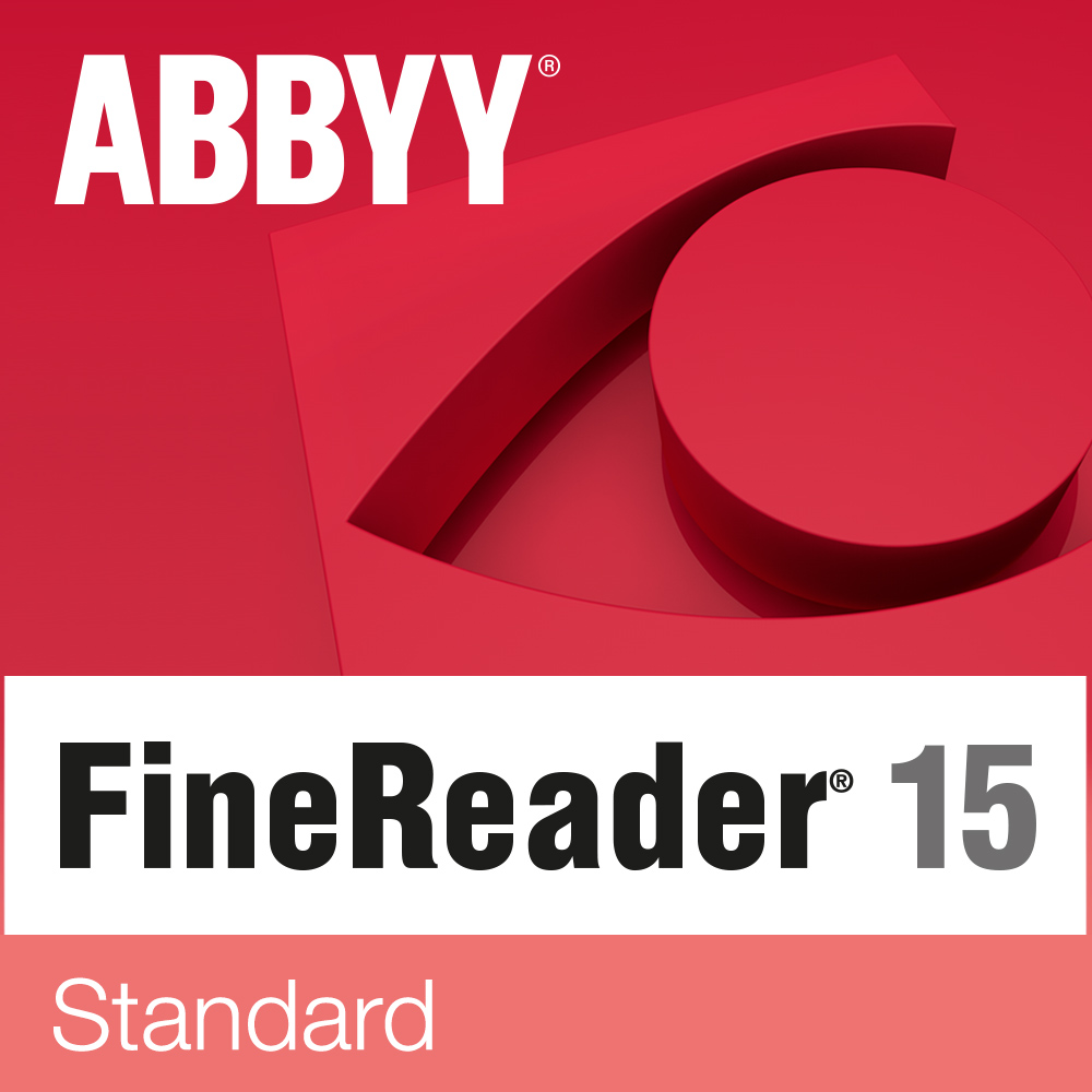 ABBYY FineReader 15 Standard (лицензия на 1 год) [Цифровая версия] (Цифровая версия)