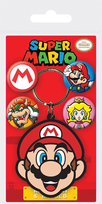 

Набор брелок и значки Super Mario: Mario